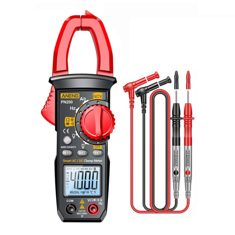 ANENG PN200 Misurazione AC/DC Pinza amperometrica multifunzionale ad alta precisione, PN200 ANENG PN200 Misurazione AC/DC Pinza amperometrica multifunzionale ad alta precisione, PN200
